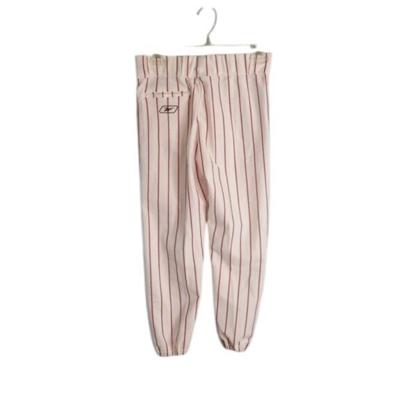 Reebok Size Youth Large Baseball Pants Red Stripe Pattern 100% Polyester NEW - Picture 2 of 12